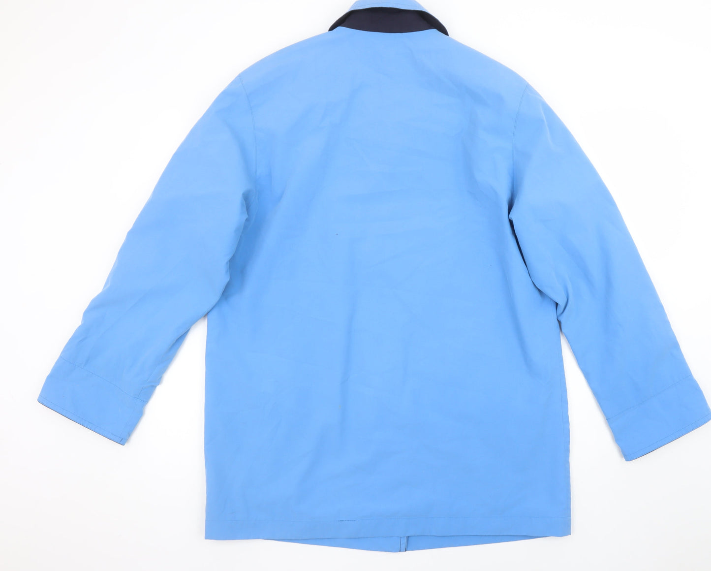Cotswold Collections Women Blue Mid-Length Rain Coat Size 10