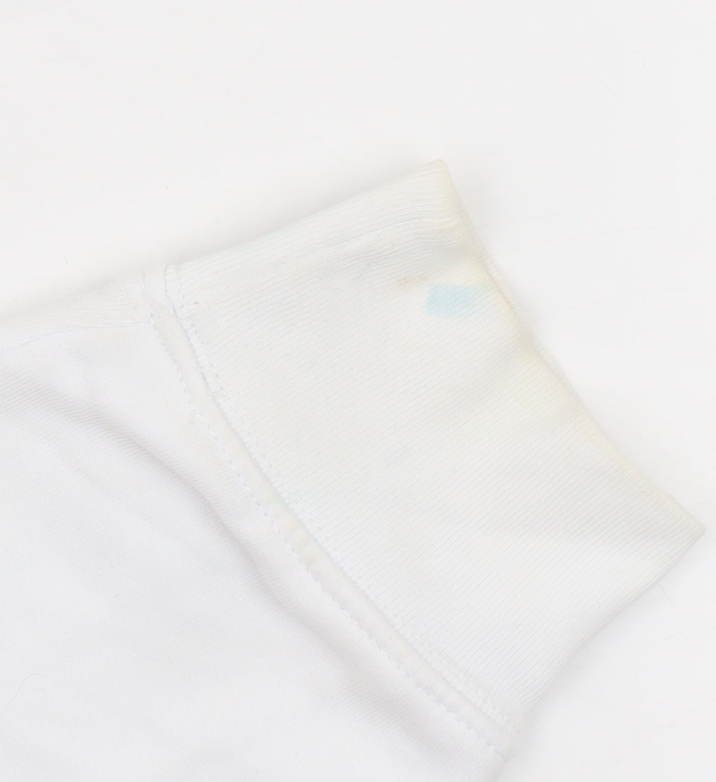 Womens UK Size L Stanley/Stella White Pullover Hoodie
