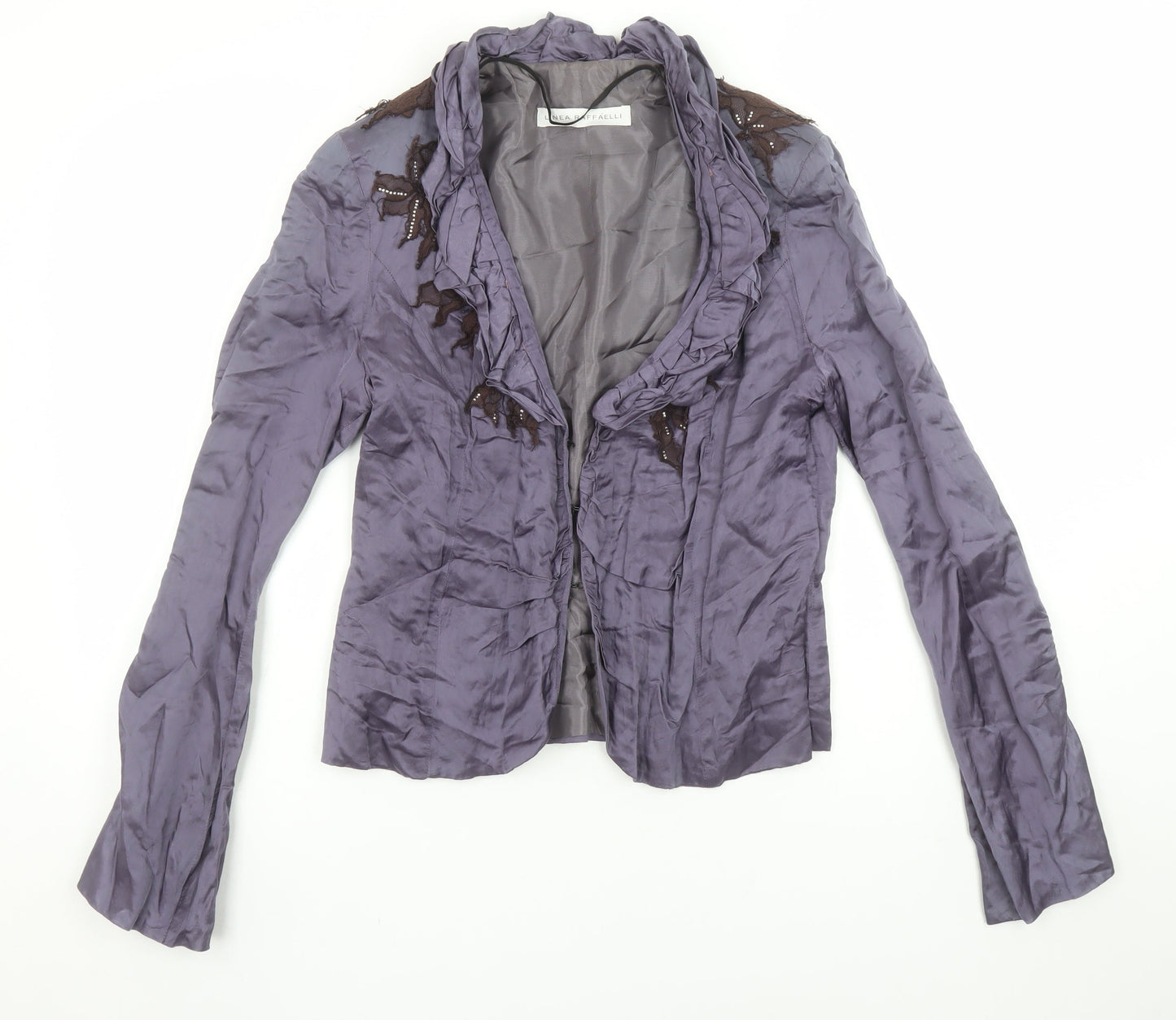 Womens UK Size 16 Linea Raffaelli Regular Purple Blazer
