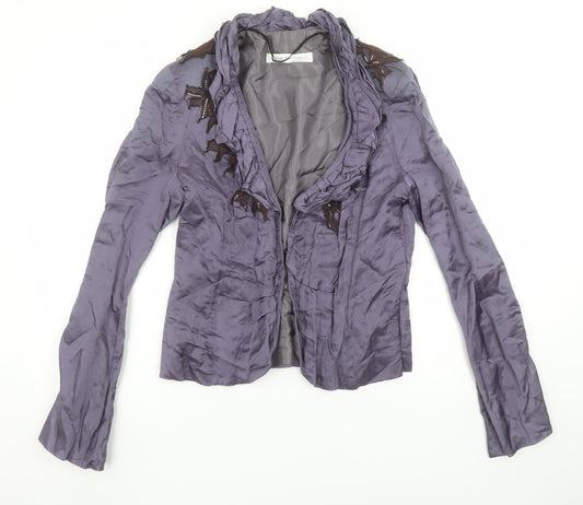 Womens UK Size 16 Linea Raffaelli Regular Purple Blazer
