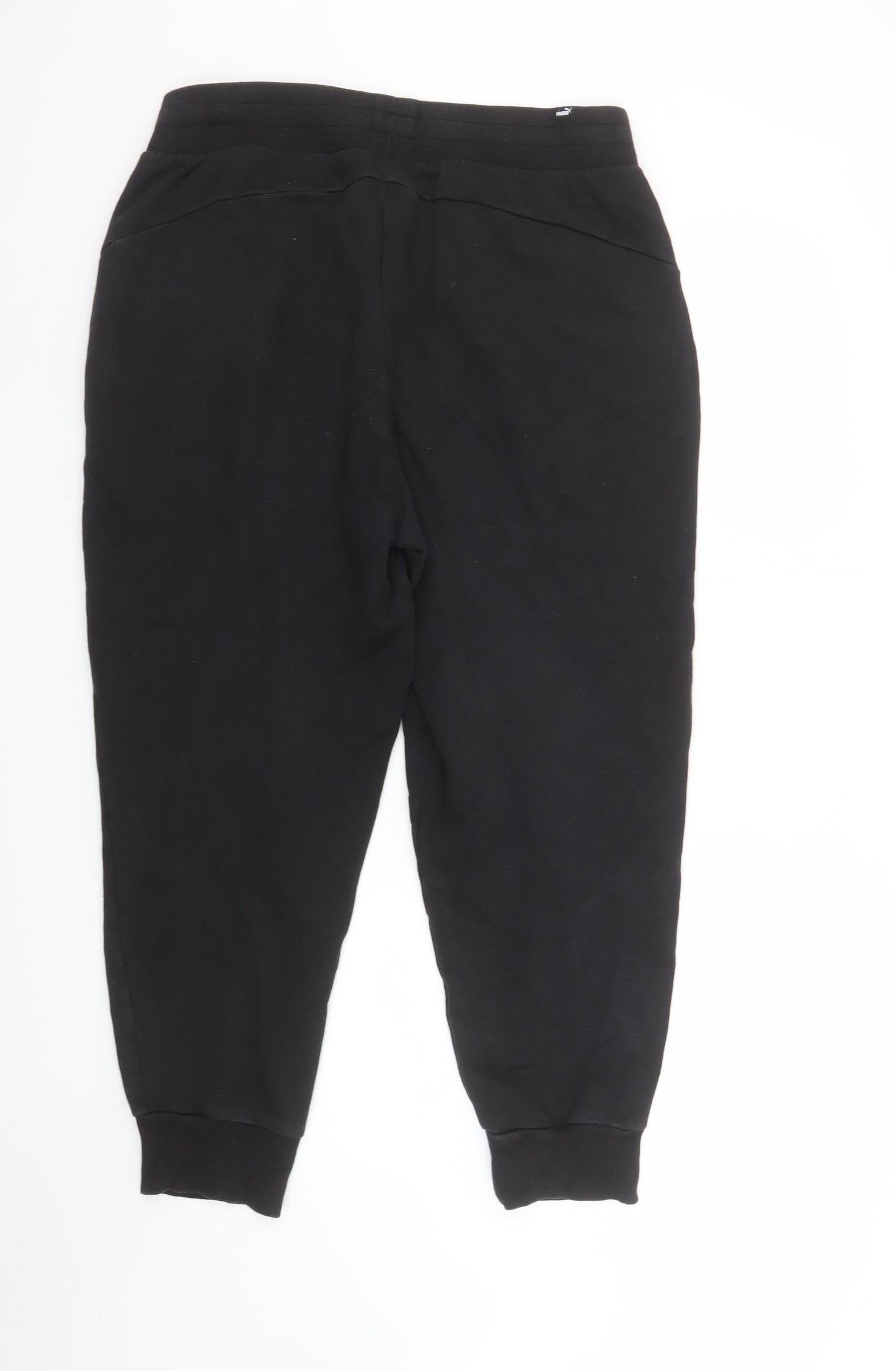 Womens UK Size L PUMA Regular Fit Jogger Black Trousers