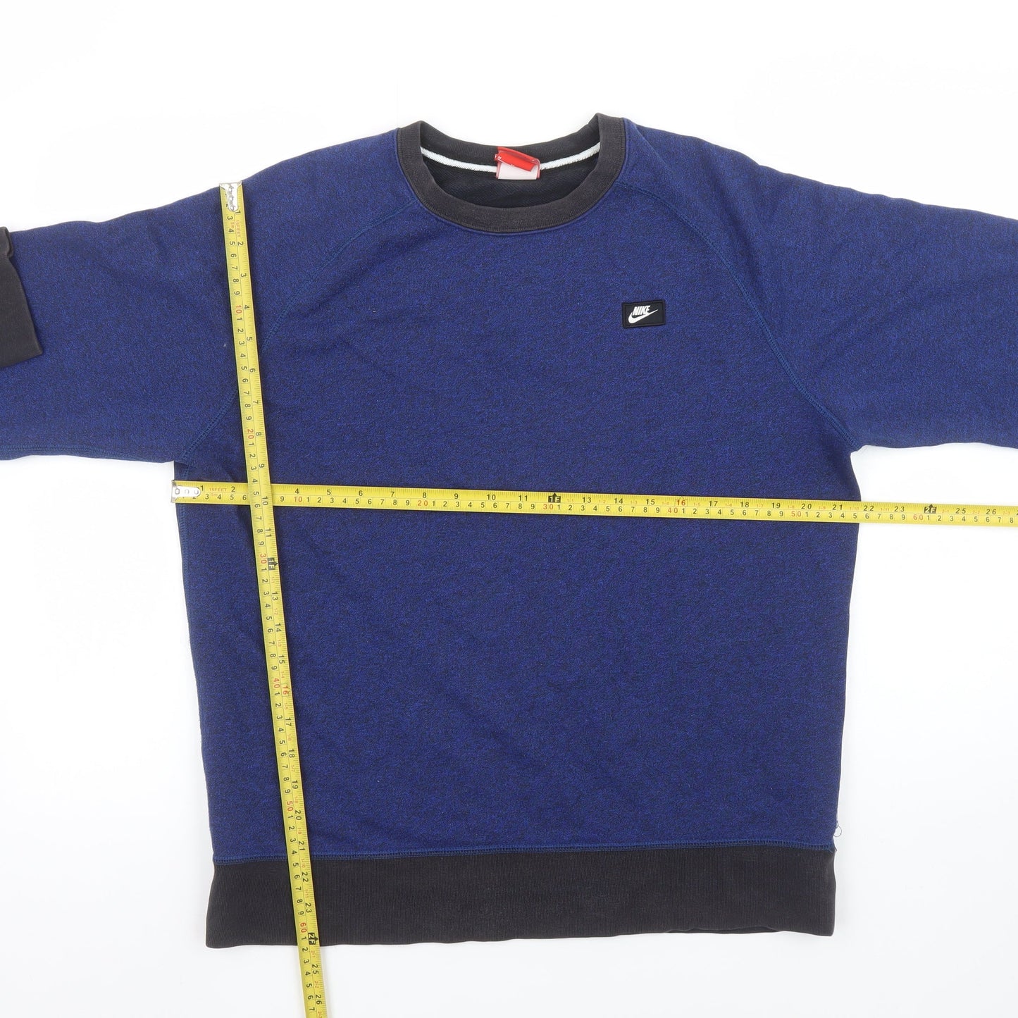 Womens UK Size M Nike Blue Pullover Sweatshirt