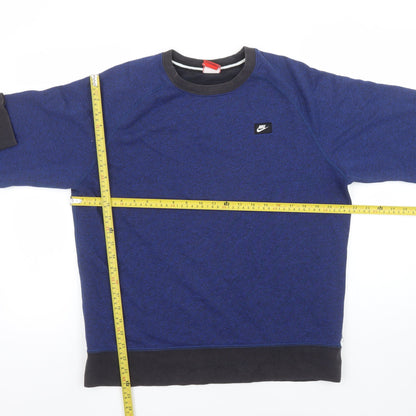 Womens UK Size M Nike Blue Pullover Sweatshirt