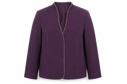 Womens UK Size 20 Jacques Vert Regular Purple Blazer