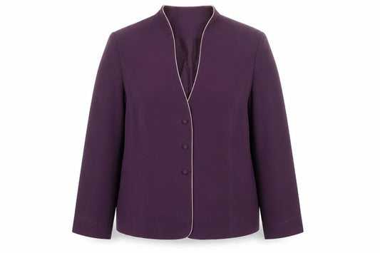 Womens UK Size 20 Jacques Vert Regular Purple Blazer