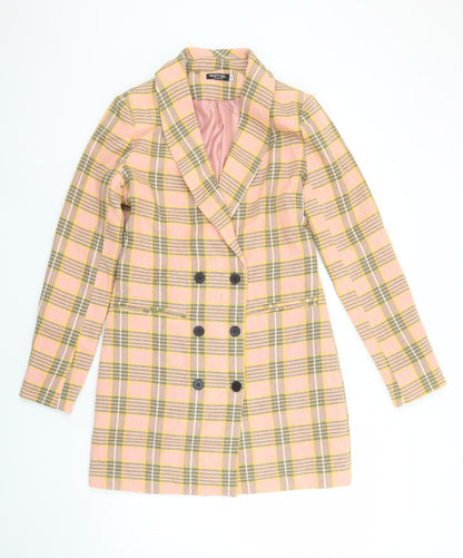 Womens UK Size 10 Nasty Gal Regular Pink Blazer
