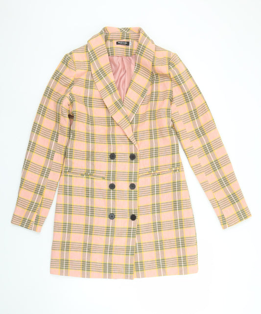 Womens UK Size 10 Nasty Gal Regular Pink Blazer