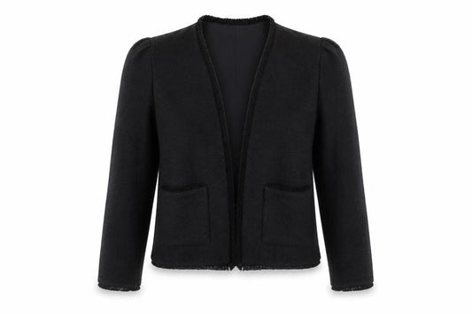 Womens UK Size L Mango Regular Black Blazer