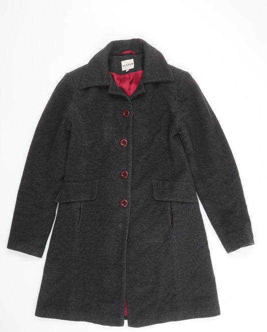 Womens UK Size 8 Slater Grey Overcoat