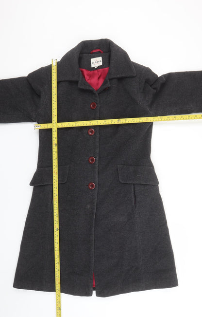 Womens UK Size 8 Slater Grey Overcoat