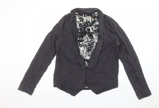 Womens UK Size 8 Lost & Found Regular Black Suit Jacket