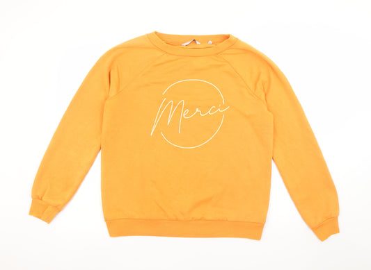 Womens UK Size 14 NEXT Orange Pullover Sweatshirt