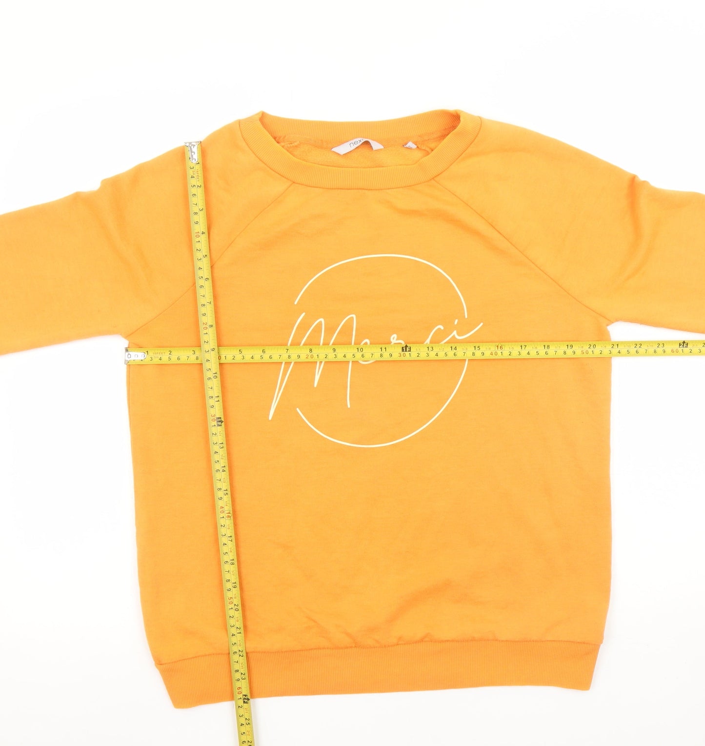 Womens UK Size 14 NEXT Orange Pullover Sweatshirt