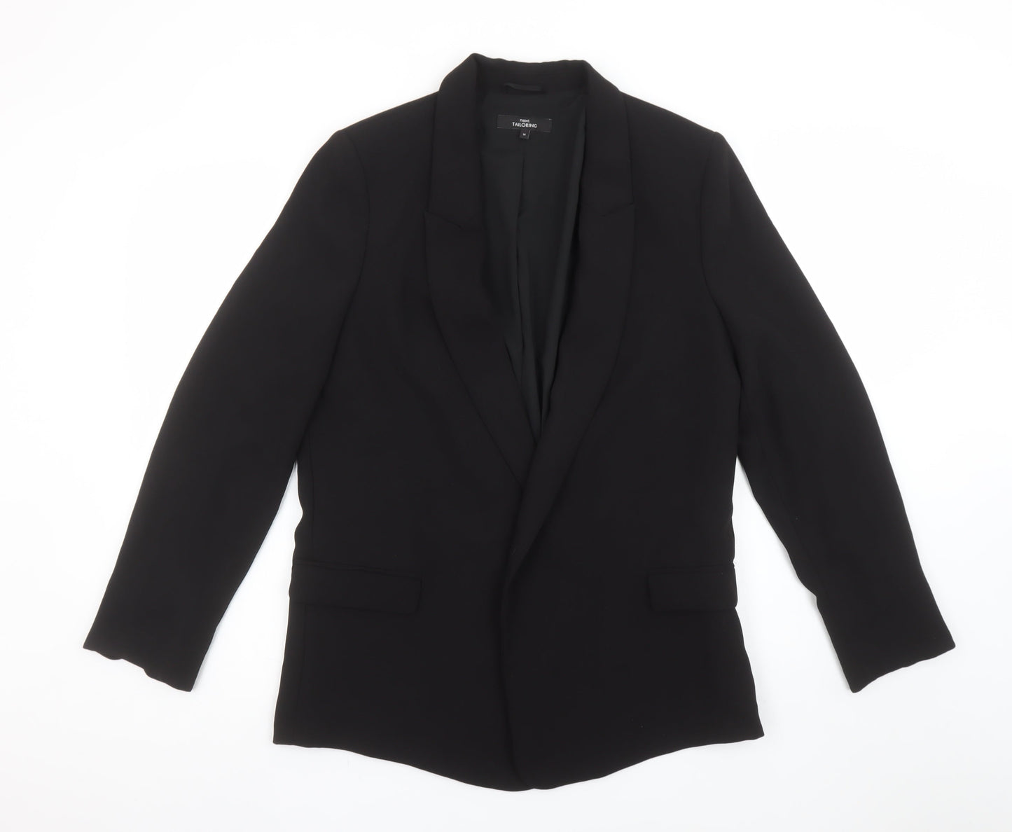 Next Women's Black Size 14 Classic Single-Breasted Suit Jacket