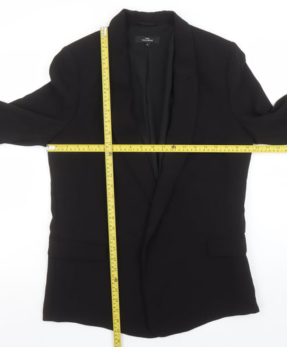 Next Women's Black Size 14 Classic Single-Breasted Suit Jacket