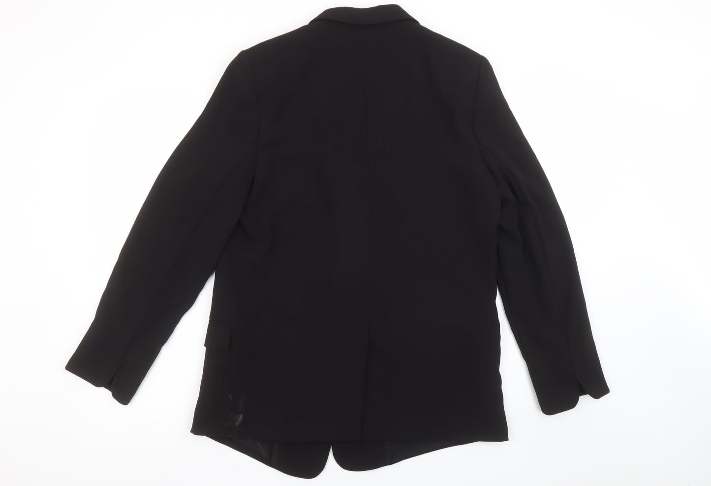 Next Women's Black Size 14 Classic Single-Breasted Suit Jacket