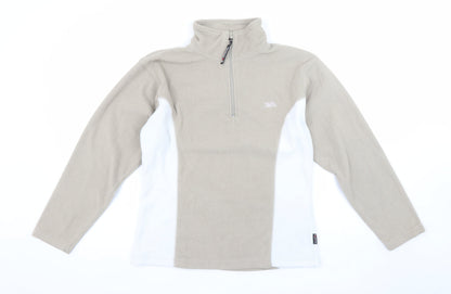 Womens UK Size M Trespass Beige Pullover Sweatshirt