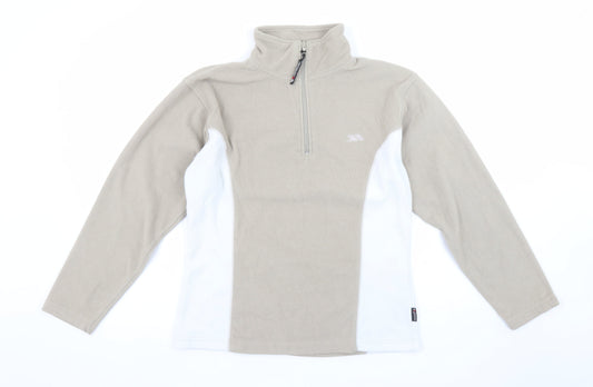 Womens UK Size M Trespass Beige Pullover Sweatshirt