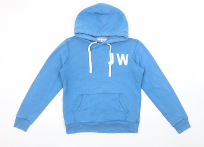 Womens UK Size 10 Jack Wills Blue Pullover Hoodie