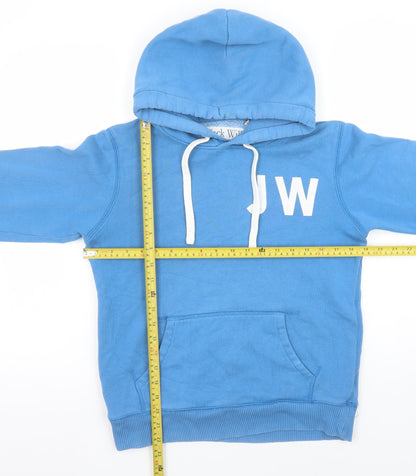 Womens UK Size 10 Jack Wills Blue Pullover Hoodie