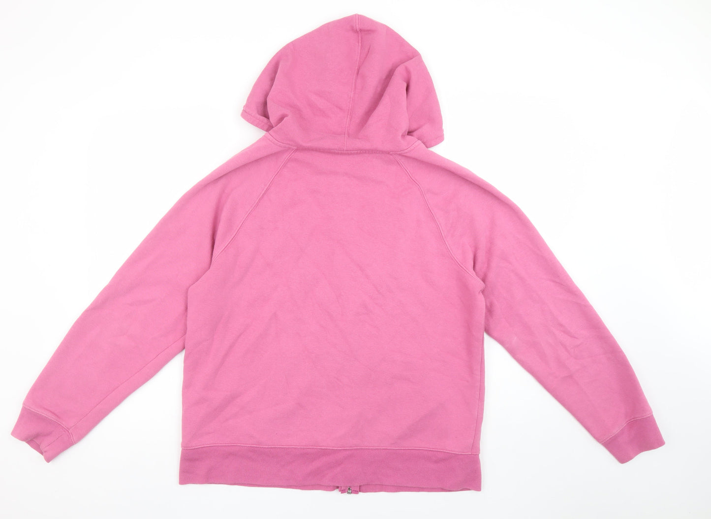 GAP Women Pink Full Zip Hoodie L Cotton Blend Casual