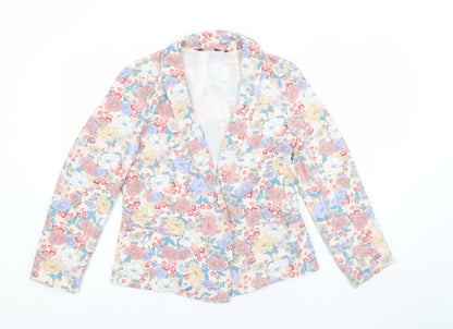 Womens UK Size M New Look Regular Multicoloured Blazer