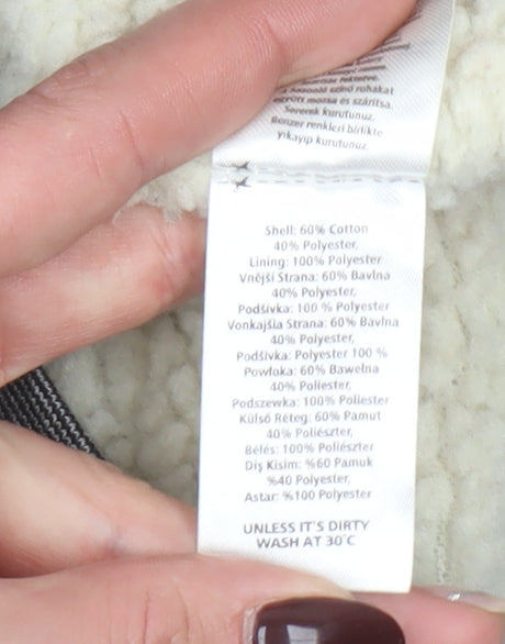 F&F Men's Grey Full Zip Hooded Sweatshirt Size S Regular Fit