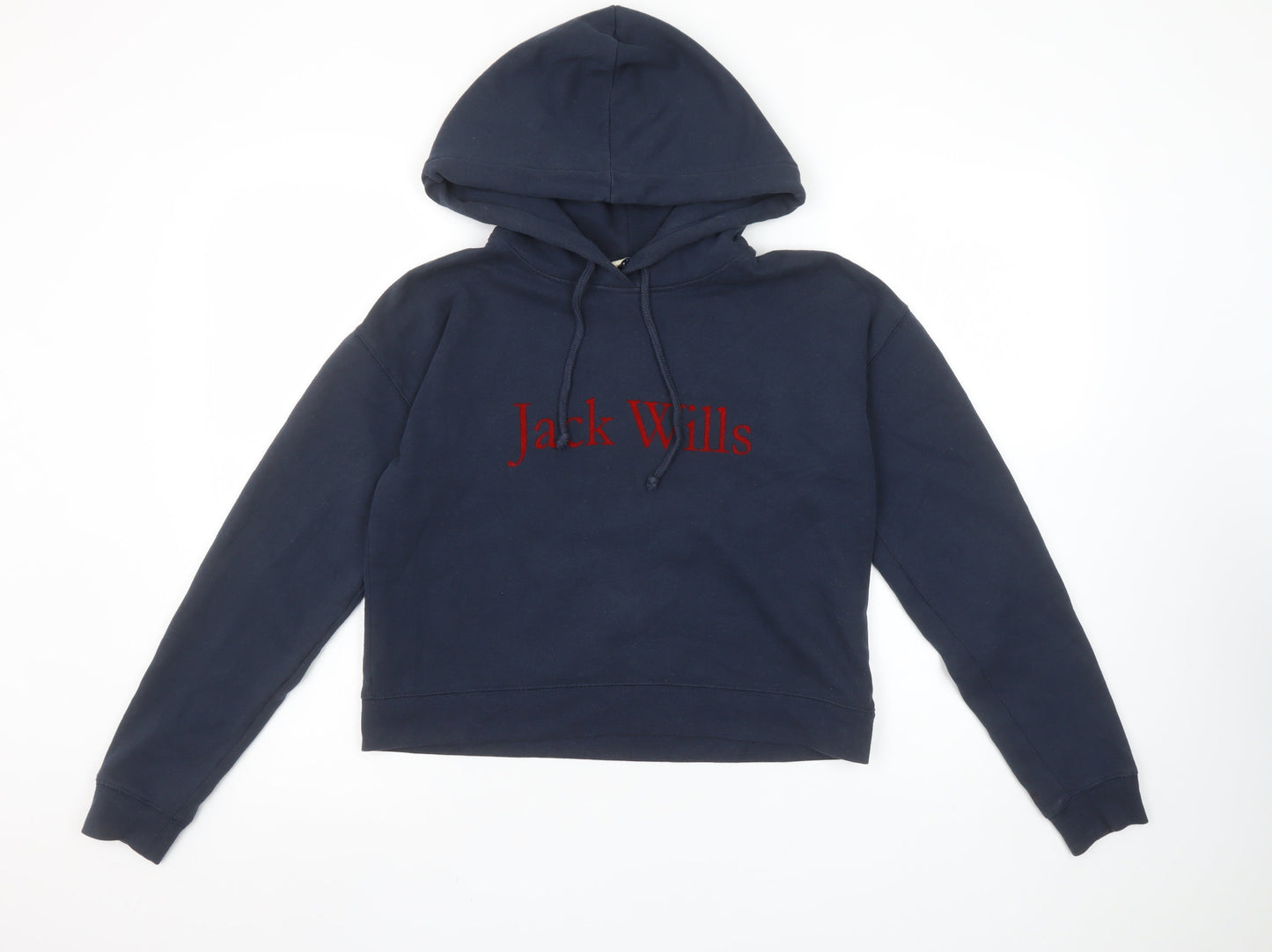 Womens UK Size 8 Jack Wills Blue Pullover Hoodie