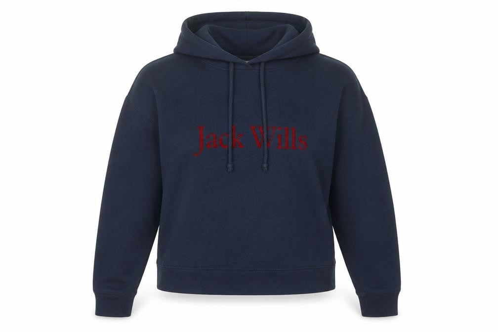 Womens UK Size 8 Jack Wills Blue Pullover Hoodie