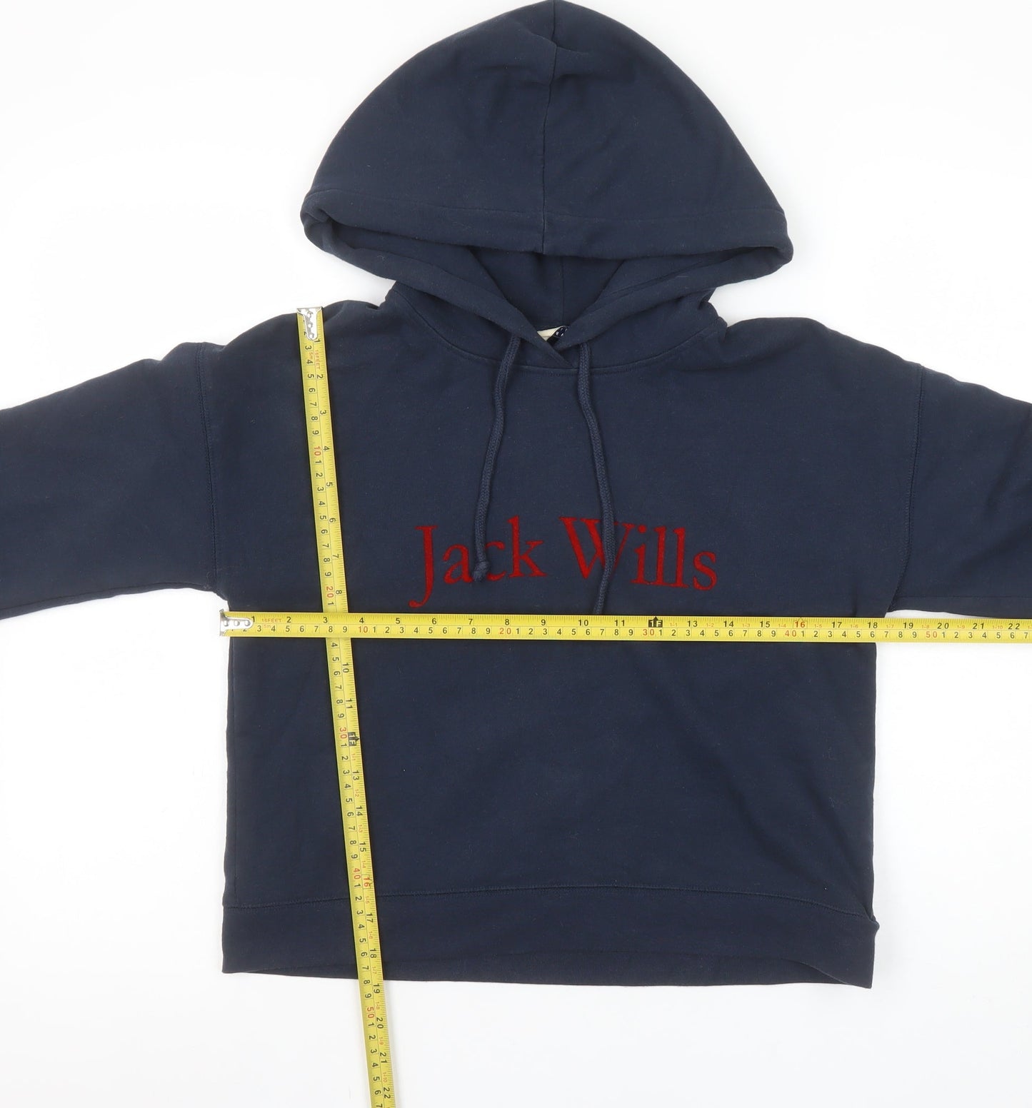 Womens UK Size 8 Jack Wills Blue Pullover Hoodie