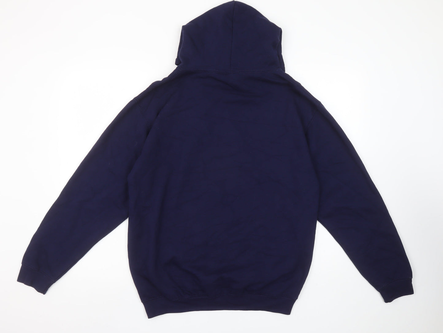 Womens UK Size M Just Hoods Blue Pullover Hoodie