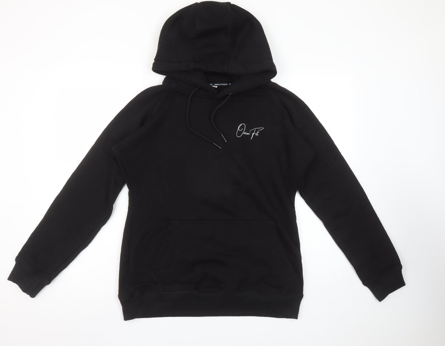 Womens UK Size L Orion Fitness Black Pullover Hoodie