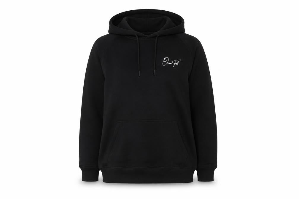 Womens UK Size L Orion Fitness Black Pullover Hoodie