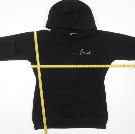 Womens UK Size L Orion Fitness Black Pullover Hoodie