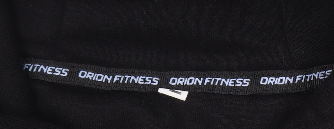 Womens UK Size L Orion Fitness Black Pullover Hoodie
