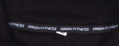 Womens UK Size L Orion Fitness Black Pullover Hoodie