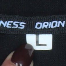 Womens UK Size L Orion Fitness Black Pullover Hoodie