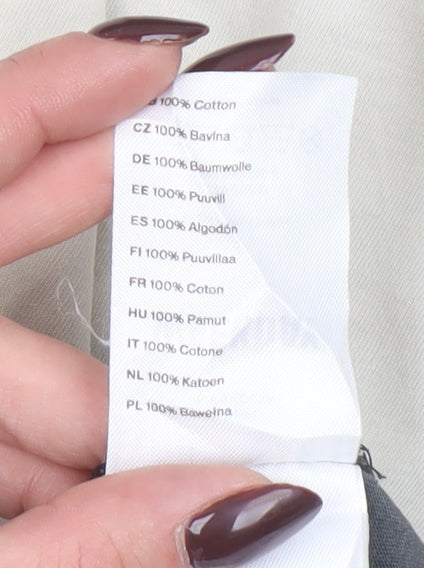 Weekday Men’s Black Tie-Dye Cotton Crew Neck T-Shirt XS Retro Style