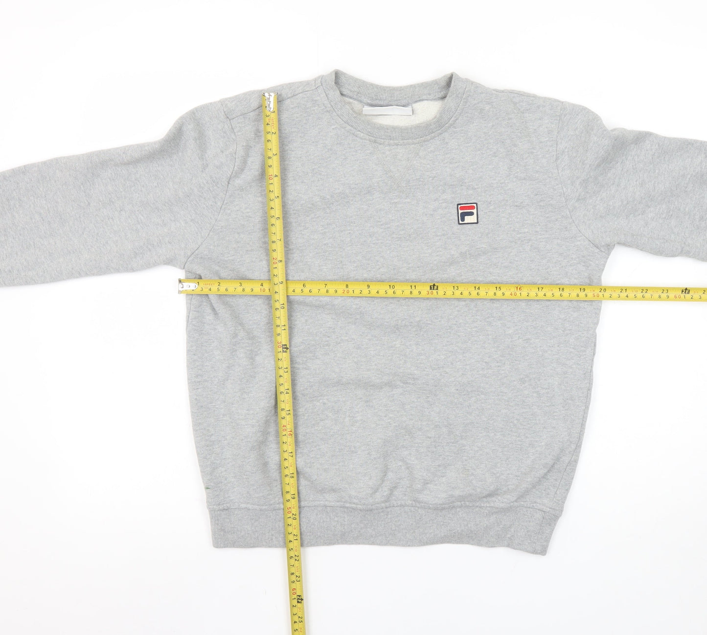Womens UK Size S FILA Grey Pullover Sweatshirt