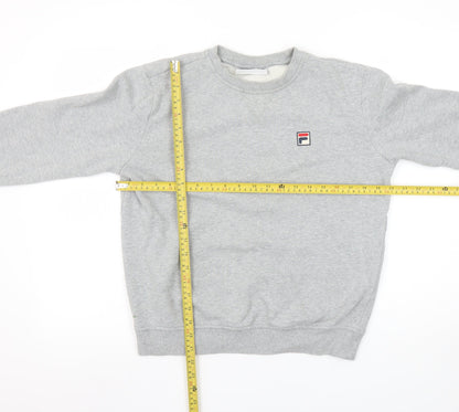 Womens UK Size S FILA Grey Pullover Sweatshirt
