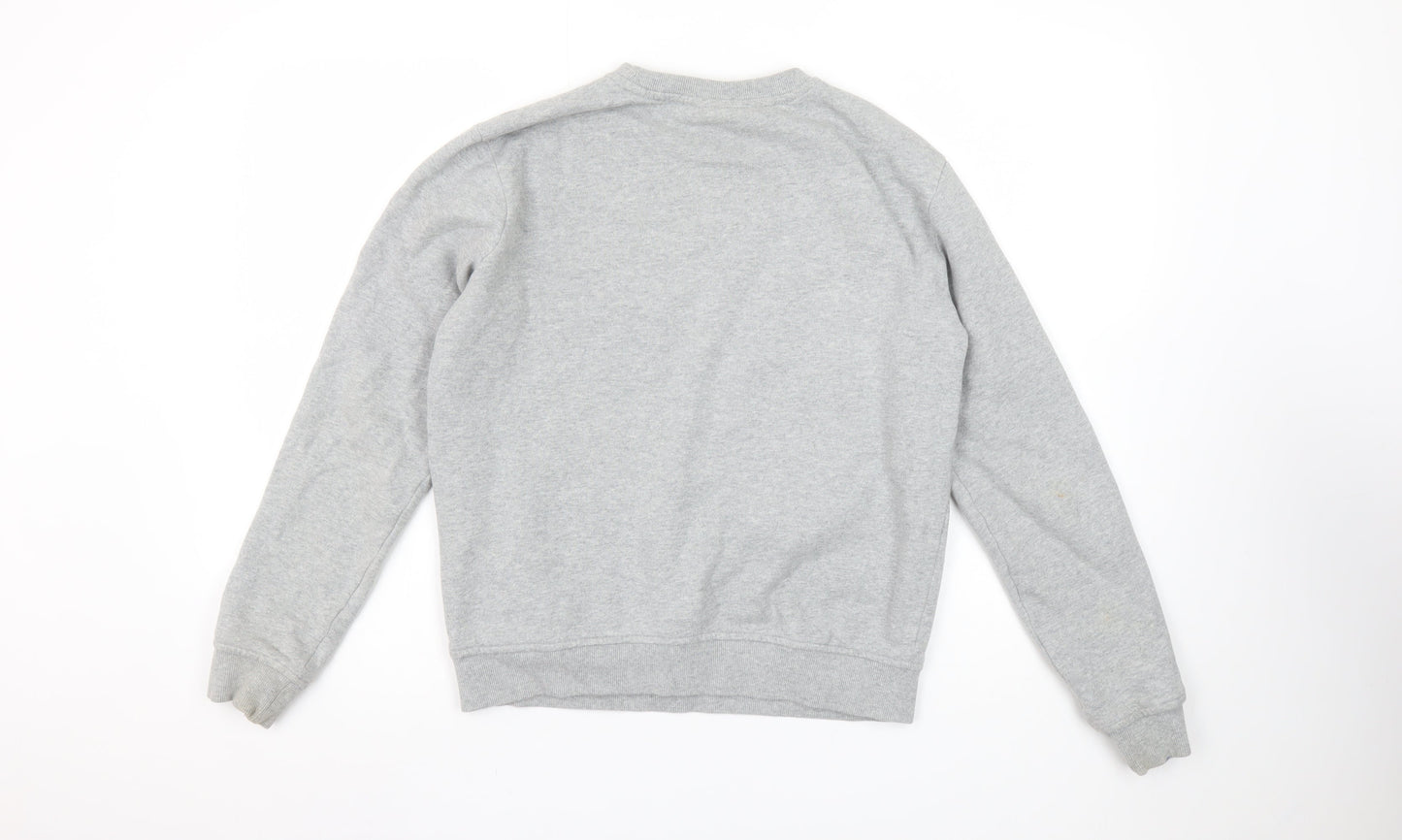 Womens UK Size S FILA Grey Pullover Sweatshirt