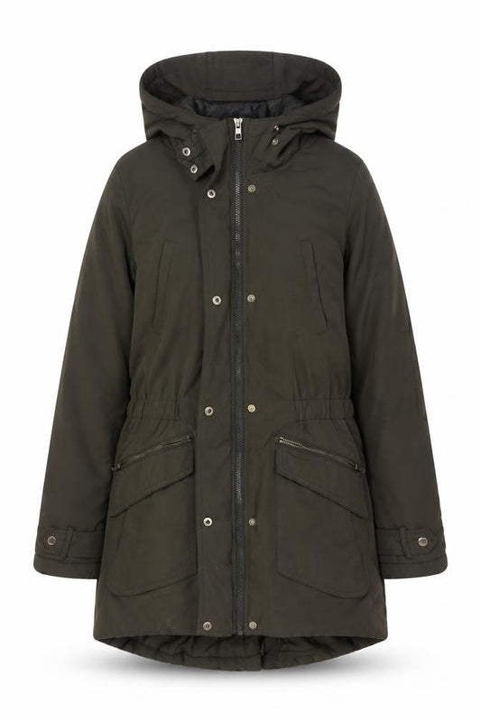 Womens UK Size S Only Green Parka Coat