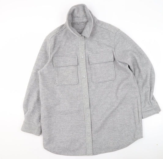 Womens UK Size 16 Marks and Spencer Grey Basic Jacket