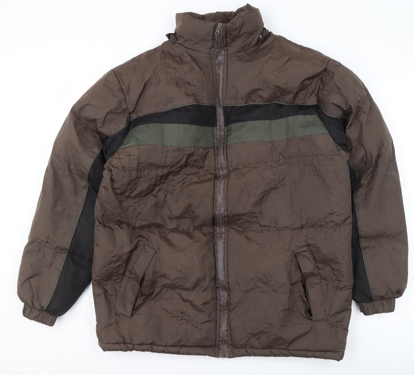 Womens UK Size L i5 Premium Apparel Brown Puffer Jacket