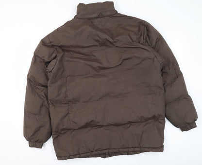 Womens UK Size L i5 Premium Apparel Brown Puffer Jacket