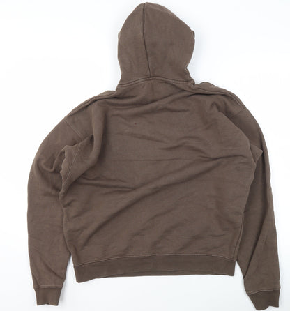Womens UK Size M Cocoblend Brown Pullover Hoodie