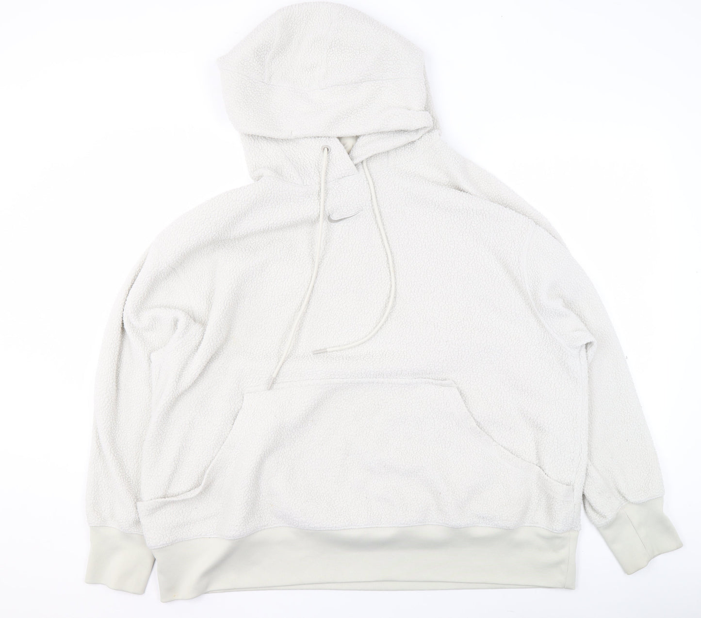 Womens UK Size 1X Nike Ivory Pullover Hoodie