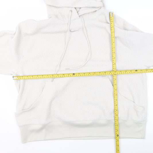 Nike Women's Ivory Pullover Fleece Hoodie 1X Relaxed Fit