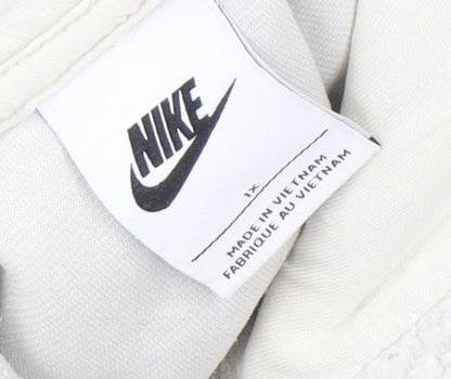 Womens UK Size 1X Nike Ivory Pullover Hoodie