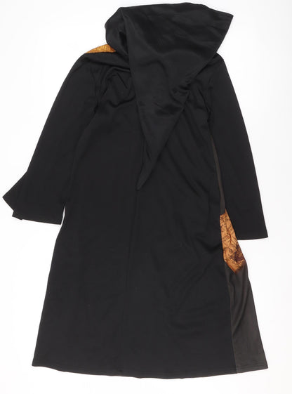 Tu Girls Harry Potter Black Long Hooded Costume Dress 9-10 Years